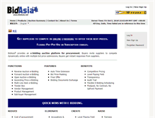 Tablet Screenshot of bidasia.net